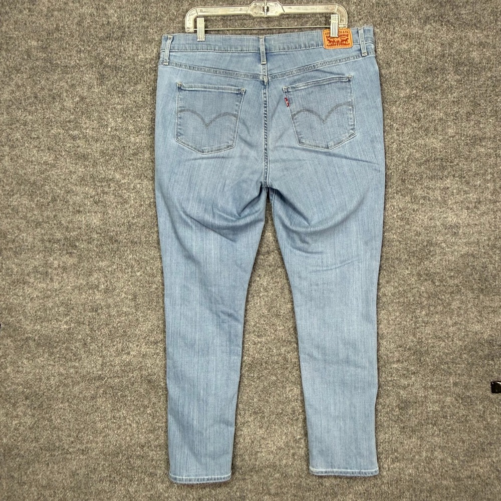 Levis Jeans Womens 33‎ Blue 311 Shaping Skinny Light Wash Stretch Measures 36x29 - Picture 3 of 16